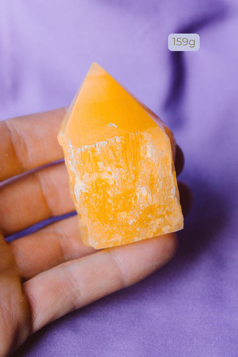 Calcite Orange • Pointes Brutes