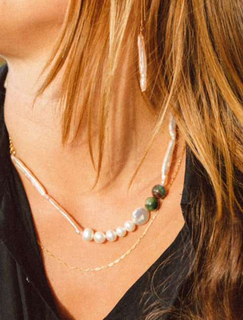 collier perles bijoux laboboá