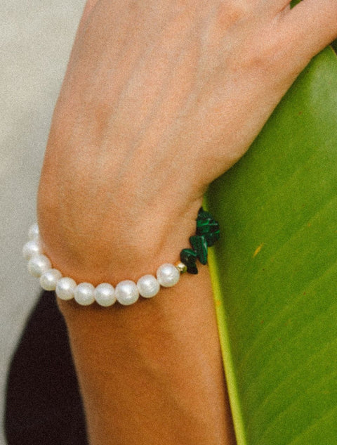 bracelet perles Amazonite bojoux Laboboá