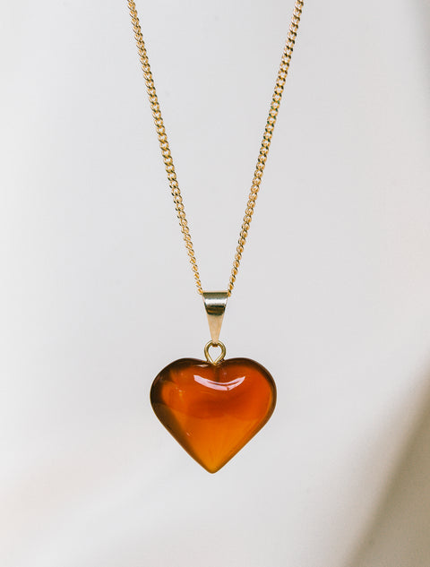 Cuore Necklace • Tiger Eye