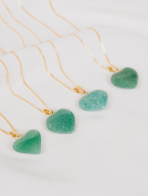 Cuore Necklace • Aventurine