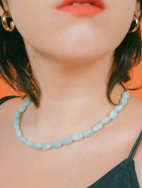 Collier AIMÉE • Amazonite