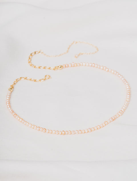 Collier SHAY • Perles de Culture Or Rose