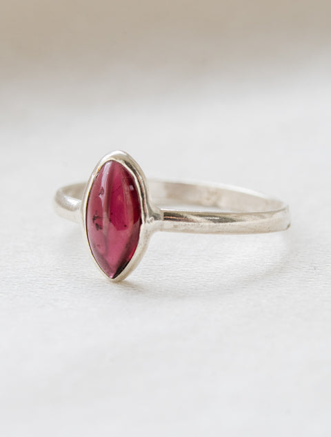 Bague GAULT • Grenat Rouge • Argent .925 • Taille 53