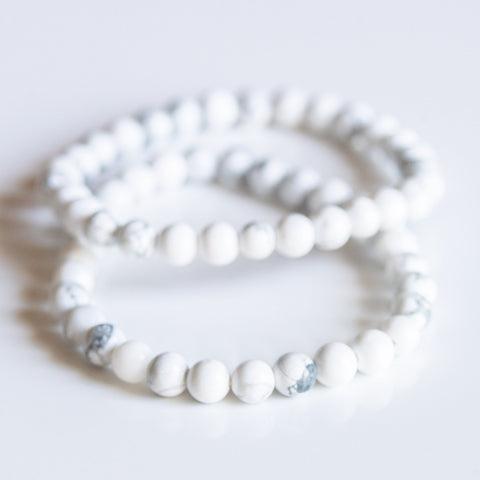 Bracelet Perles Polies • Lapis Lazuli