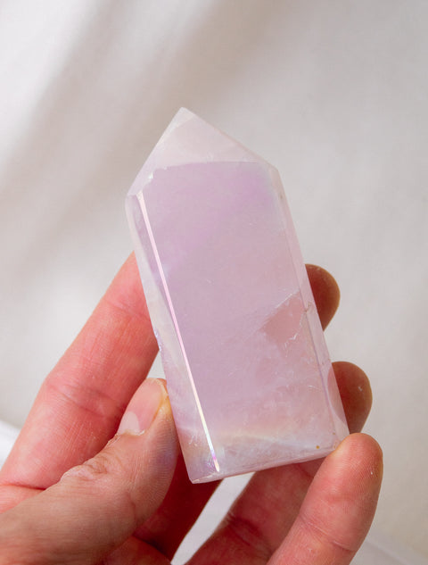 Quartz Rose Aura • Pointe 143g