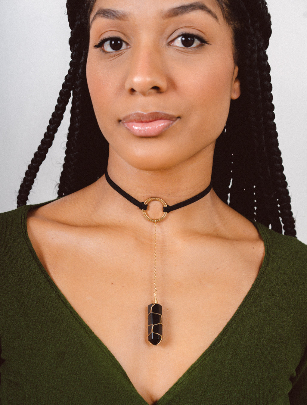 Obsidian choker on sale