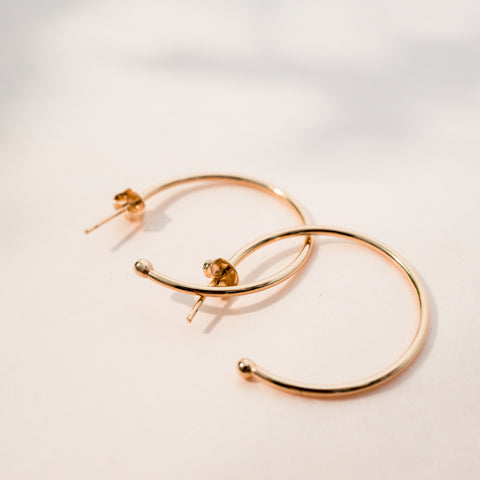 GIA Hoops • Gold • Silver ⌀ 25mm